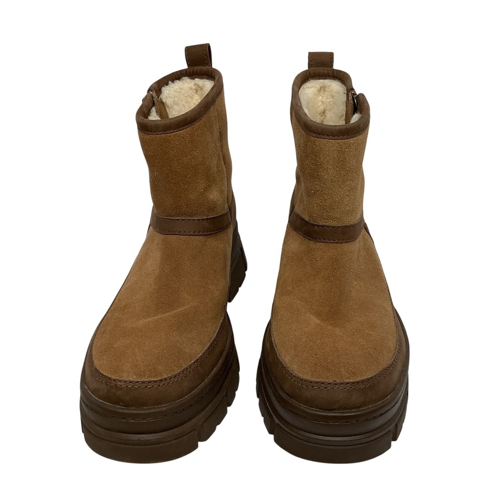 UGG Womens Ashton Zip Bootie in Chestnut Brown Size 7 US 1164890